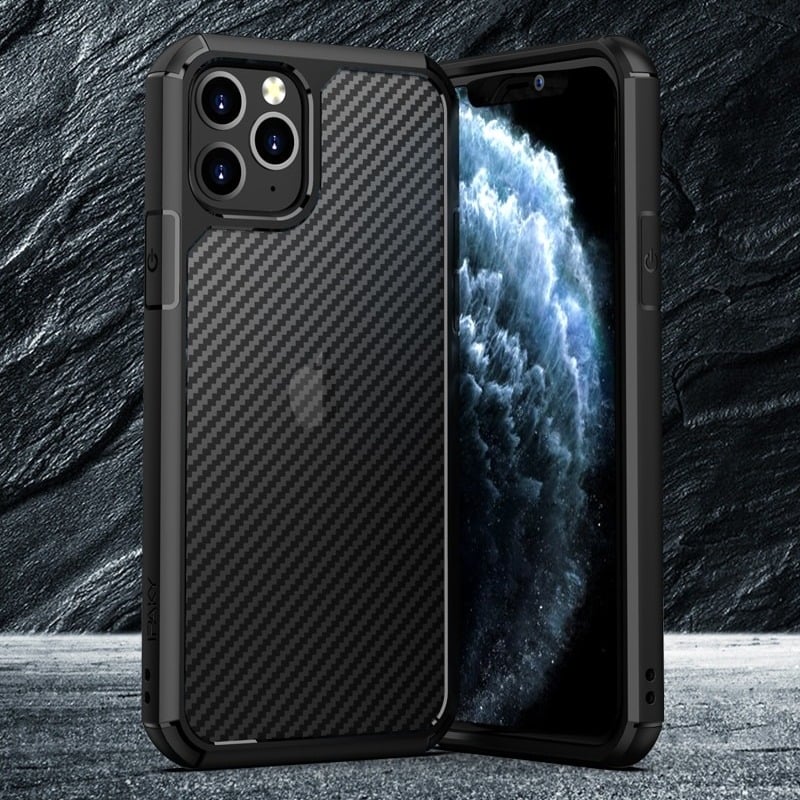 carbon fiber textures shockproof bumper case for iphone 12 iphone 11 11 pro 11 pro max 2