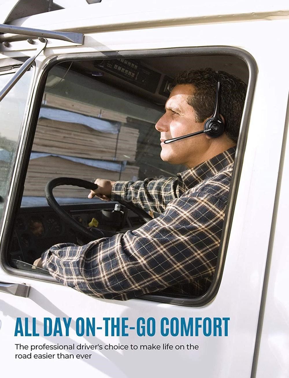 mpow pro trucker bluetooth headset 4