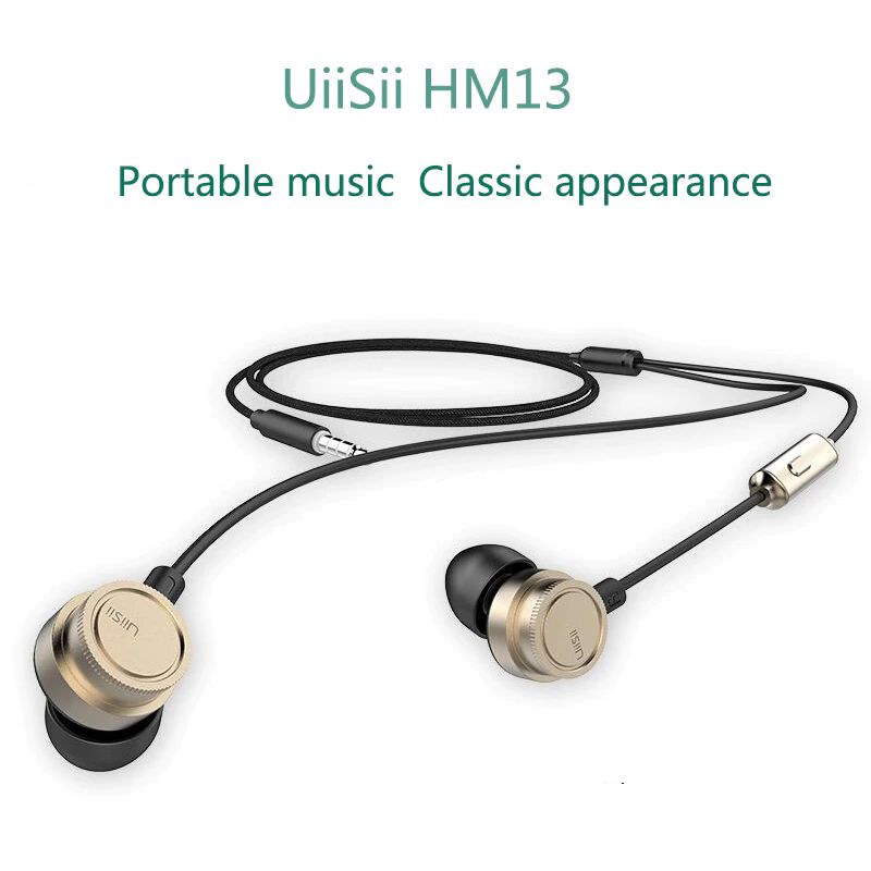 uiisii hm13 in ear dynamic earphone with microphone 5 1