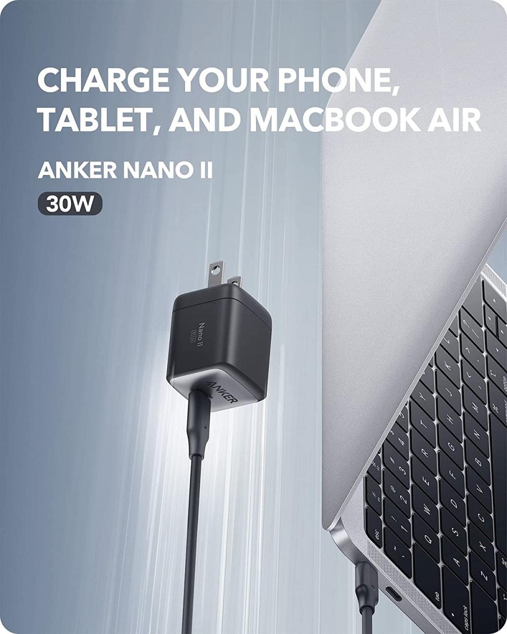anker nano ii 30w gan ii usb c fast charger adapter 3