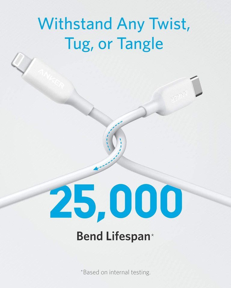 anker powerline iii usb c to lightning cable mfi certified 2