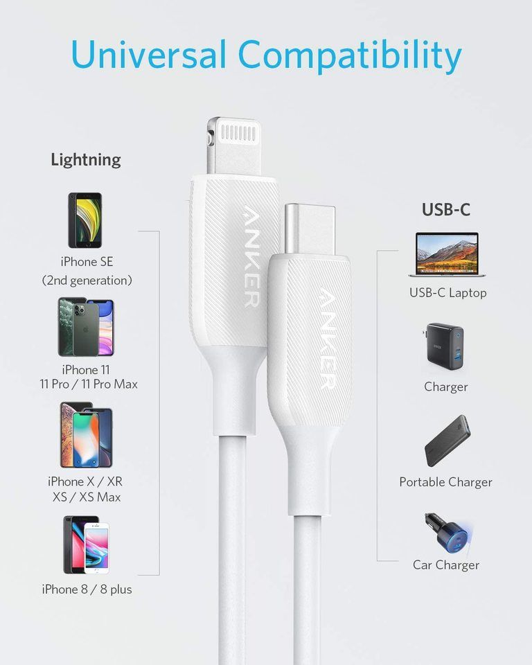 anker powerline iii usb c to lightning cable mfi certified 5