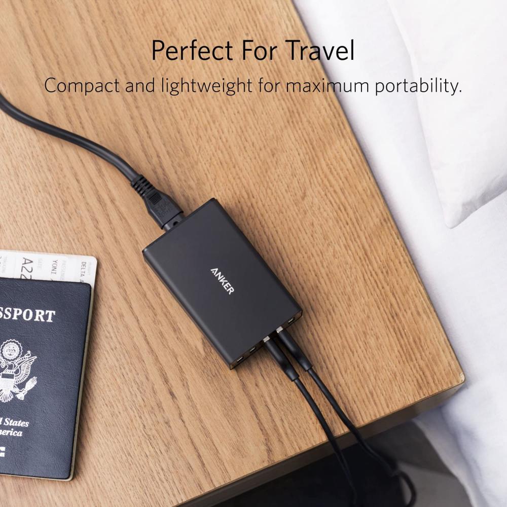 anker powerport 40w 5 port usb wall charger 5
