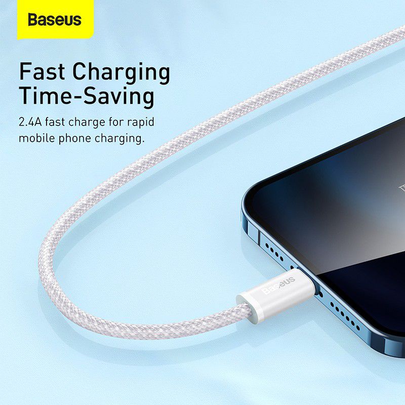 baseus dynamic series 20w usb to lightning fast charging data cable 1