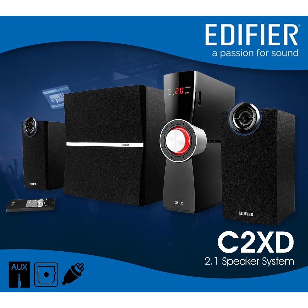 edifier c2xd 2 1 multimedia speaker 3