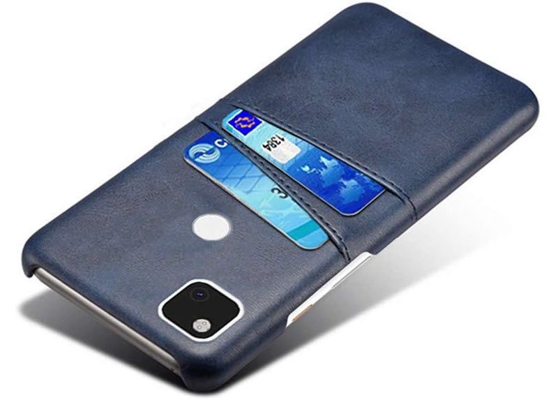 pu leather wallet card holder protective case for google pixel 4a 4a 5g 3