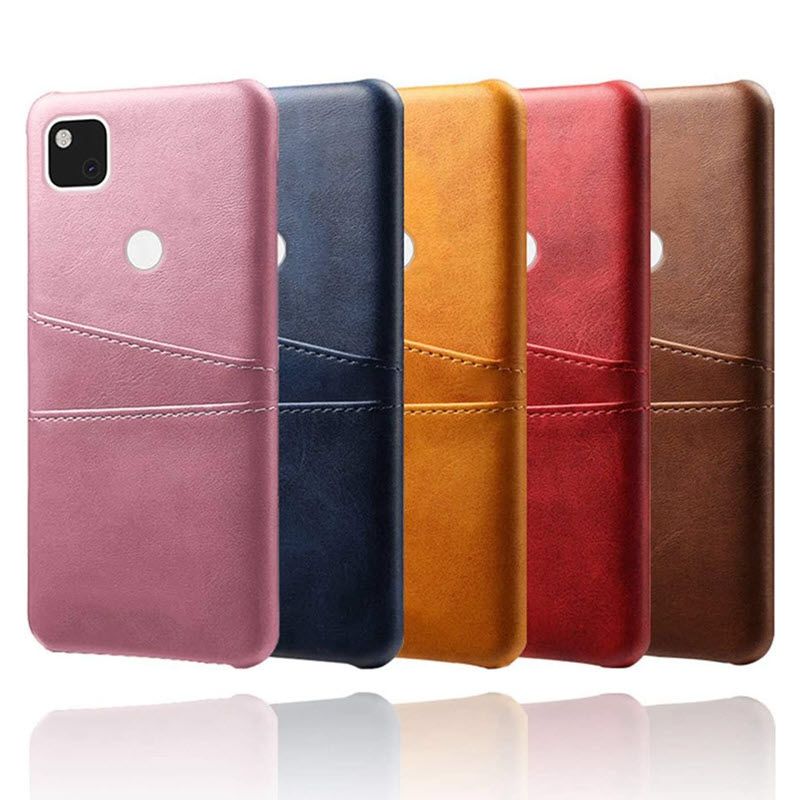pu leather wallet card holder protective case for google pixel 4a 4a 5g 5