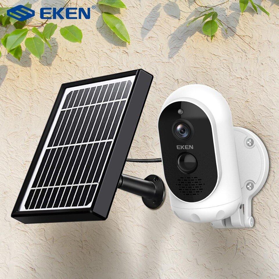 EKEN AStro 1080p Battery Camera with Solar Panel IP65 WIFI Weatherproof Motion Detection Wireless Security