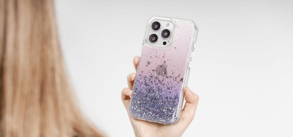 switcheasy starfield 3d glitter resin case for iphone 13 pro 13 pro max 3