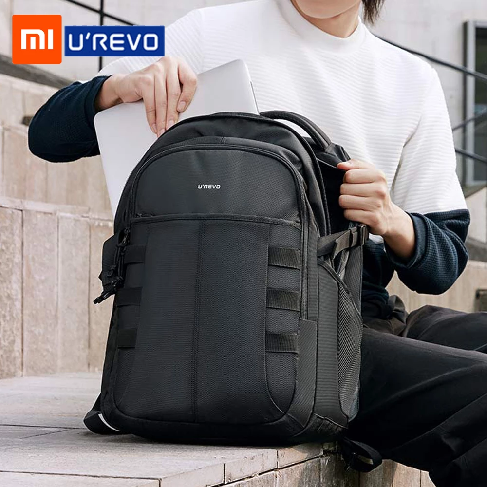Xiaomi UREVO Large Capacity Multi function Backpack Men s 15inch Computer Bag Waterproof Travel Bag 25L.jpg Q90.jpg